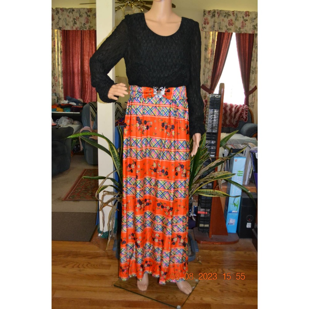 Vintage 60s floral dress lace top